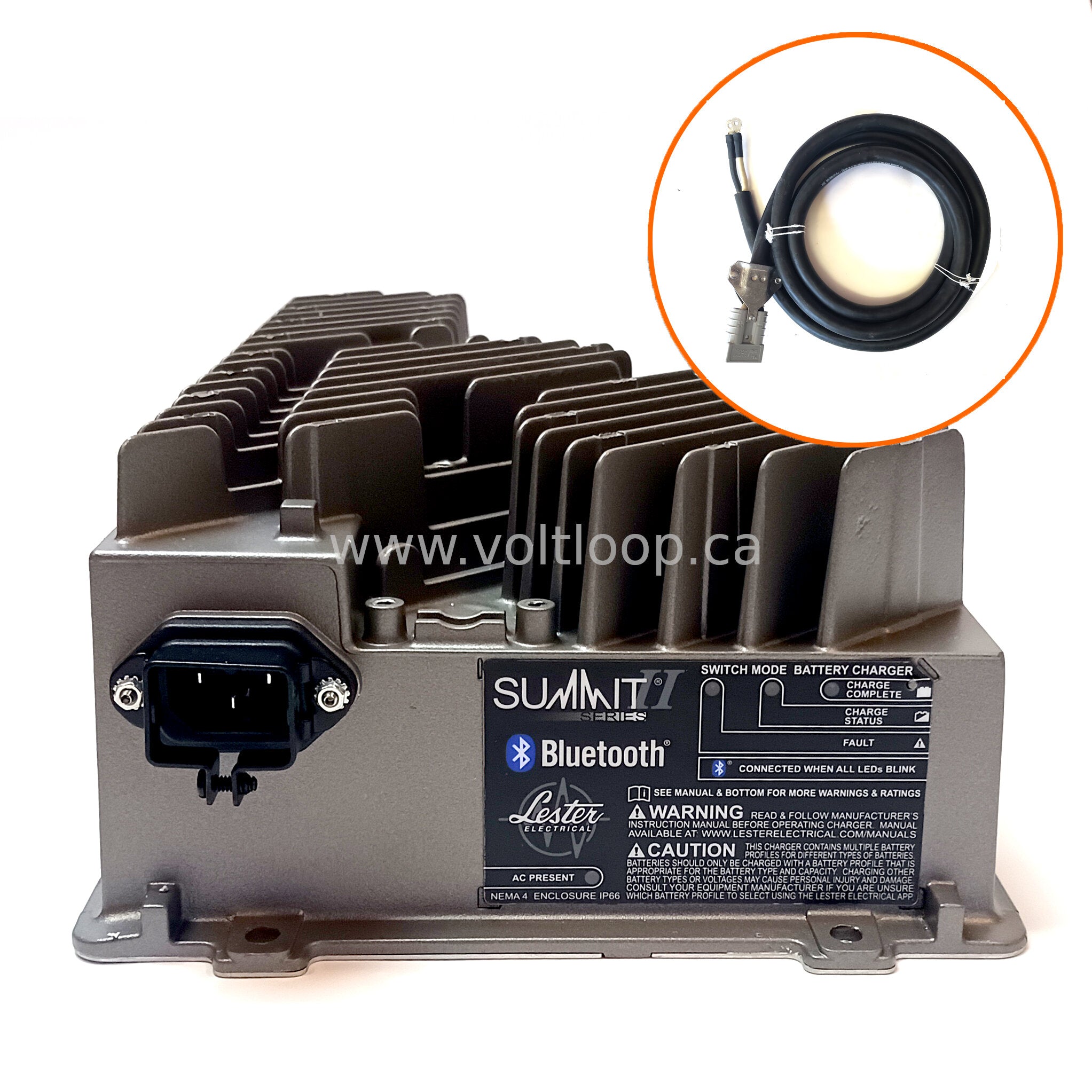 Summit Series II 1425W Charger w/ SB350 Grey Connector & Cord