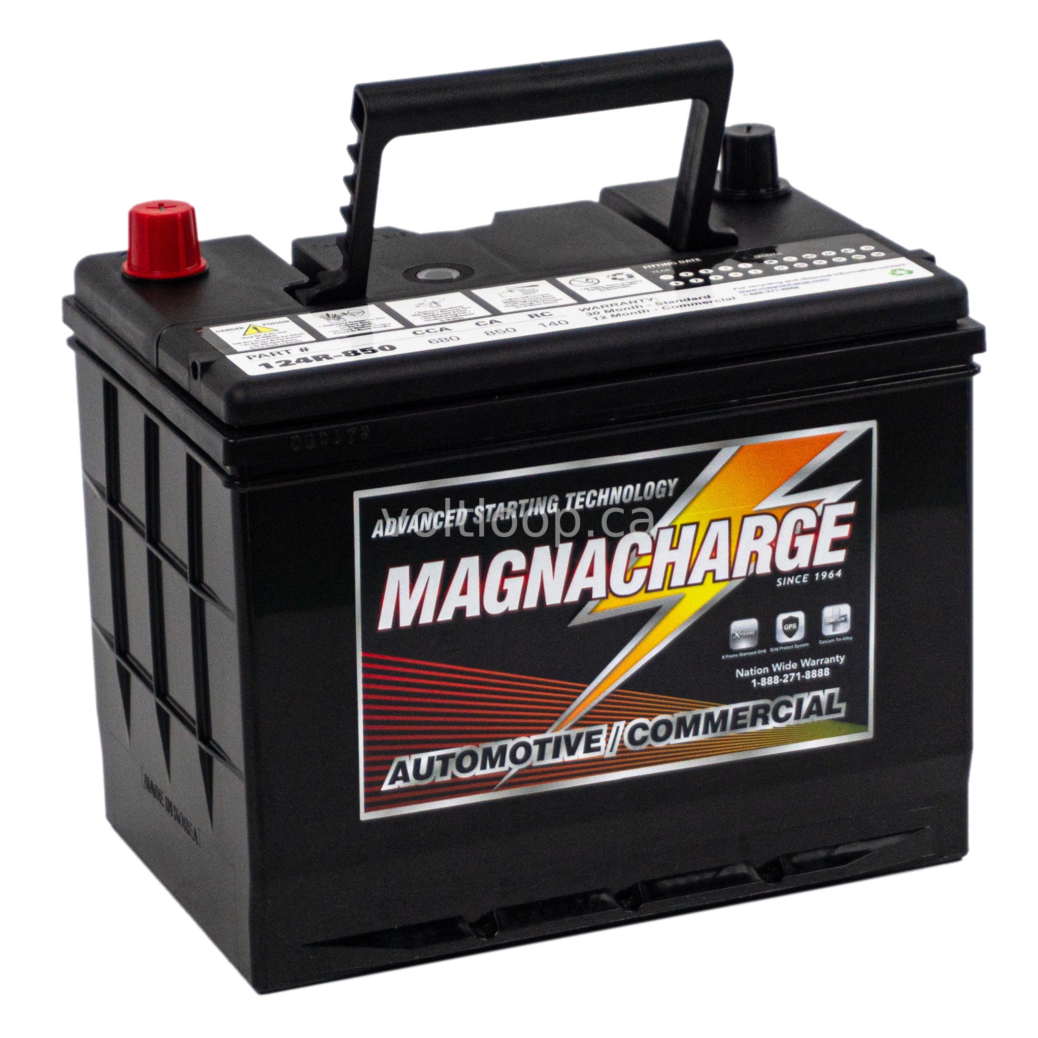 Magnacharge 124R-850 Group 124R Car Battery