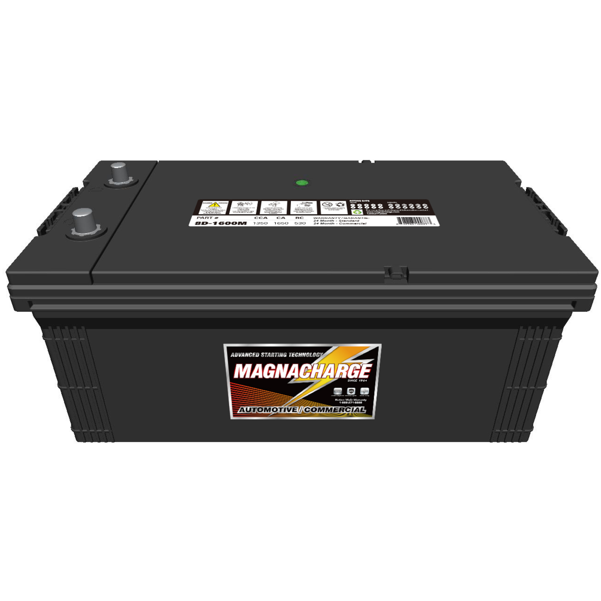 Magnacharge 8D-1600M Group 8D Tuck Battery