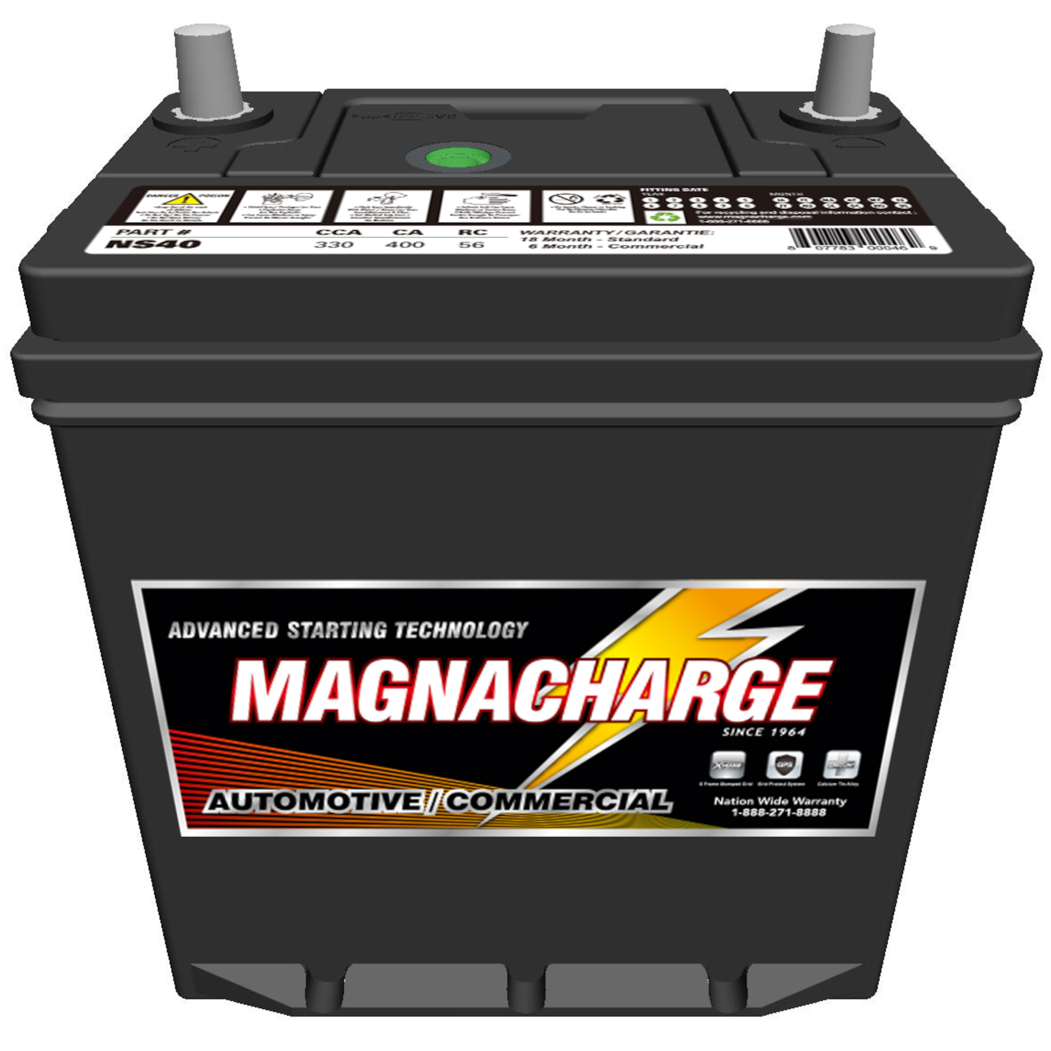 Magnacharge NS40 12V Car Battery
